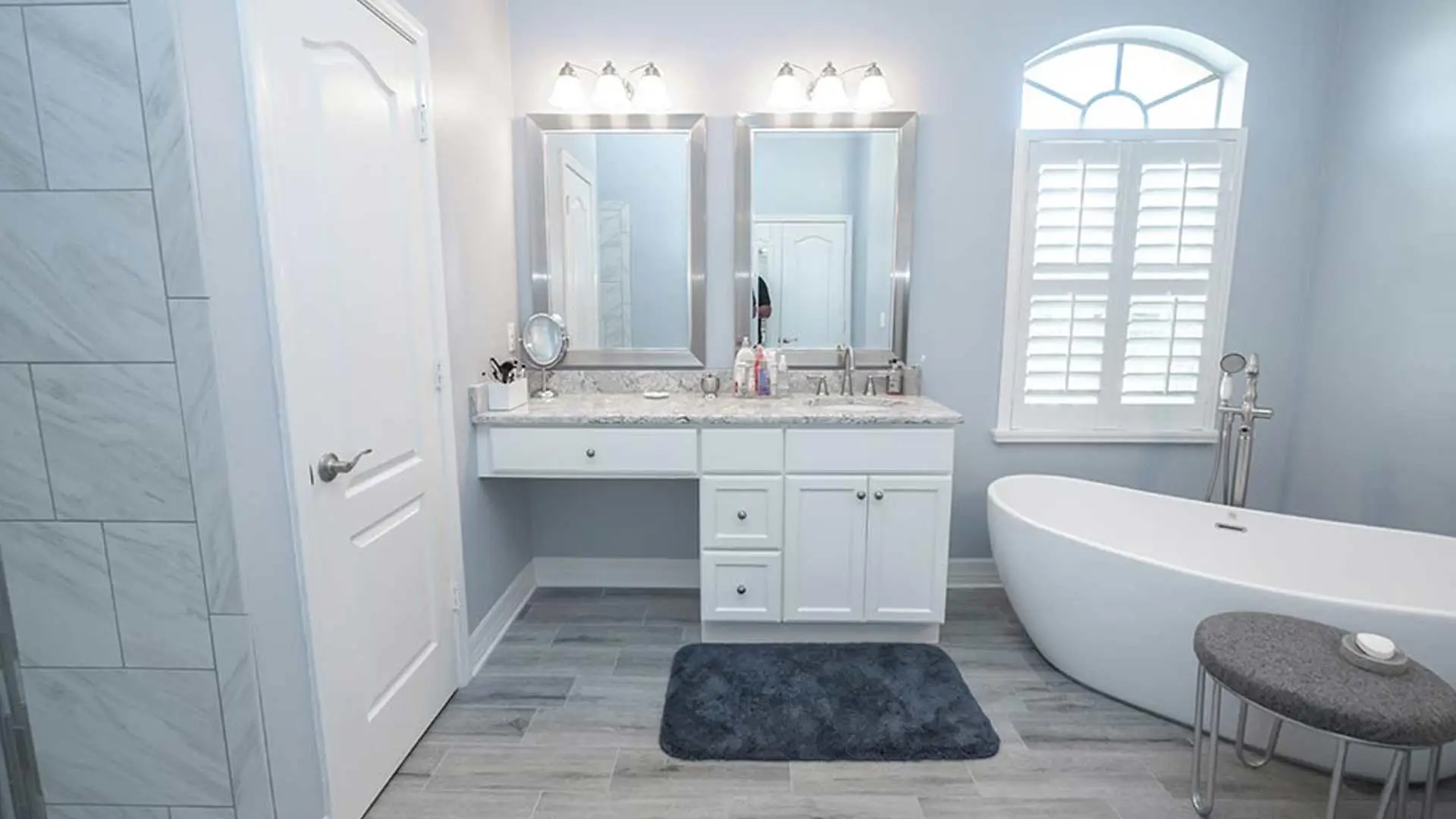 The Bauer Family's Remodeled Bathroom in Wesley Chapel, FL