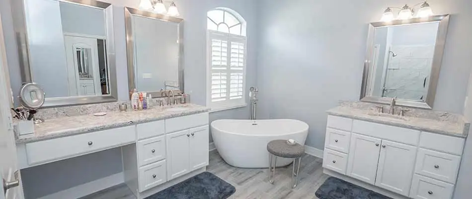 Completed remodel of the Bauer family bathroom in Wesley Chapel, FL