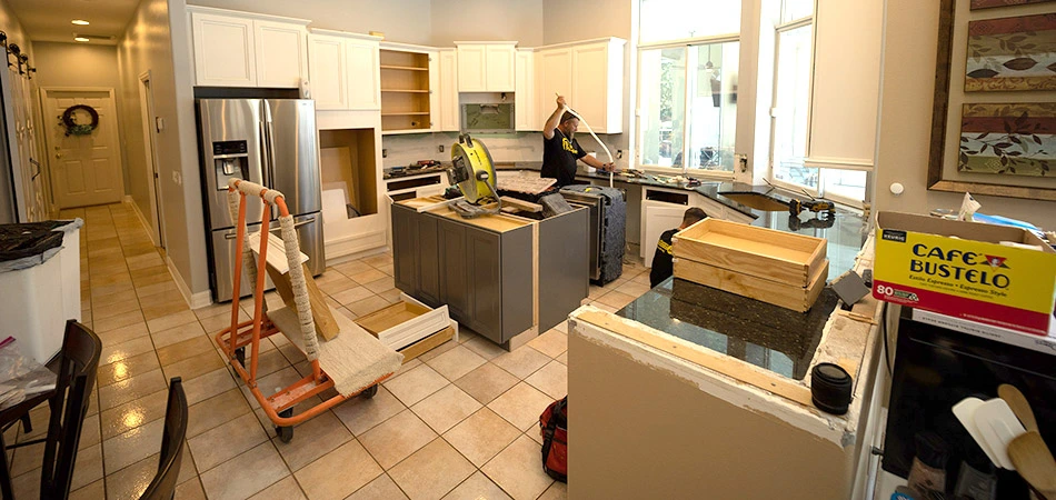 Kitchen cabinet replacement project in Lakeland, FL.