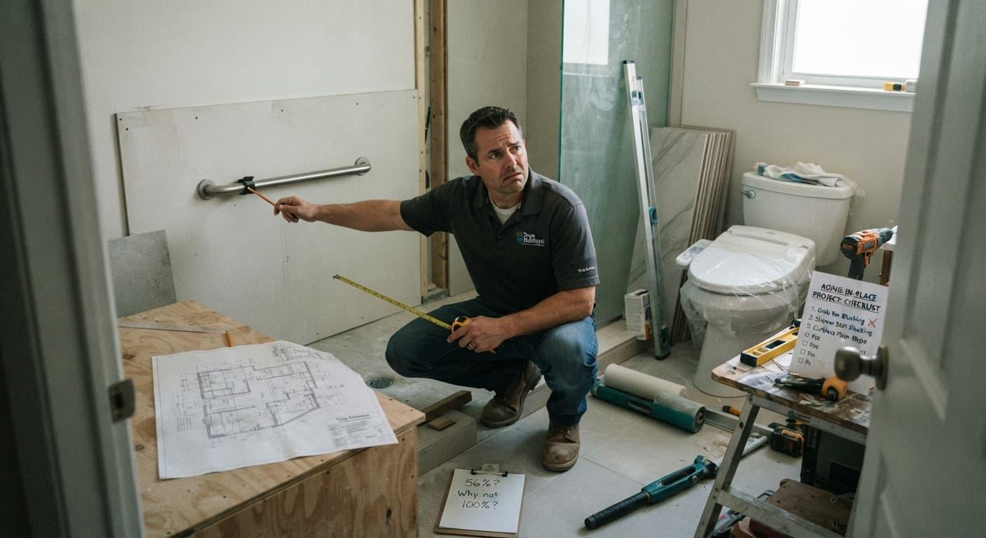 Bathroom Remodeler Data: Homeowners Now Plan Aging-in-Place Early