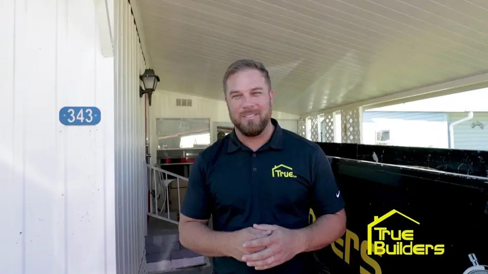 True Builders crew working on a complete home remodel in Lakeland, Florida